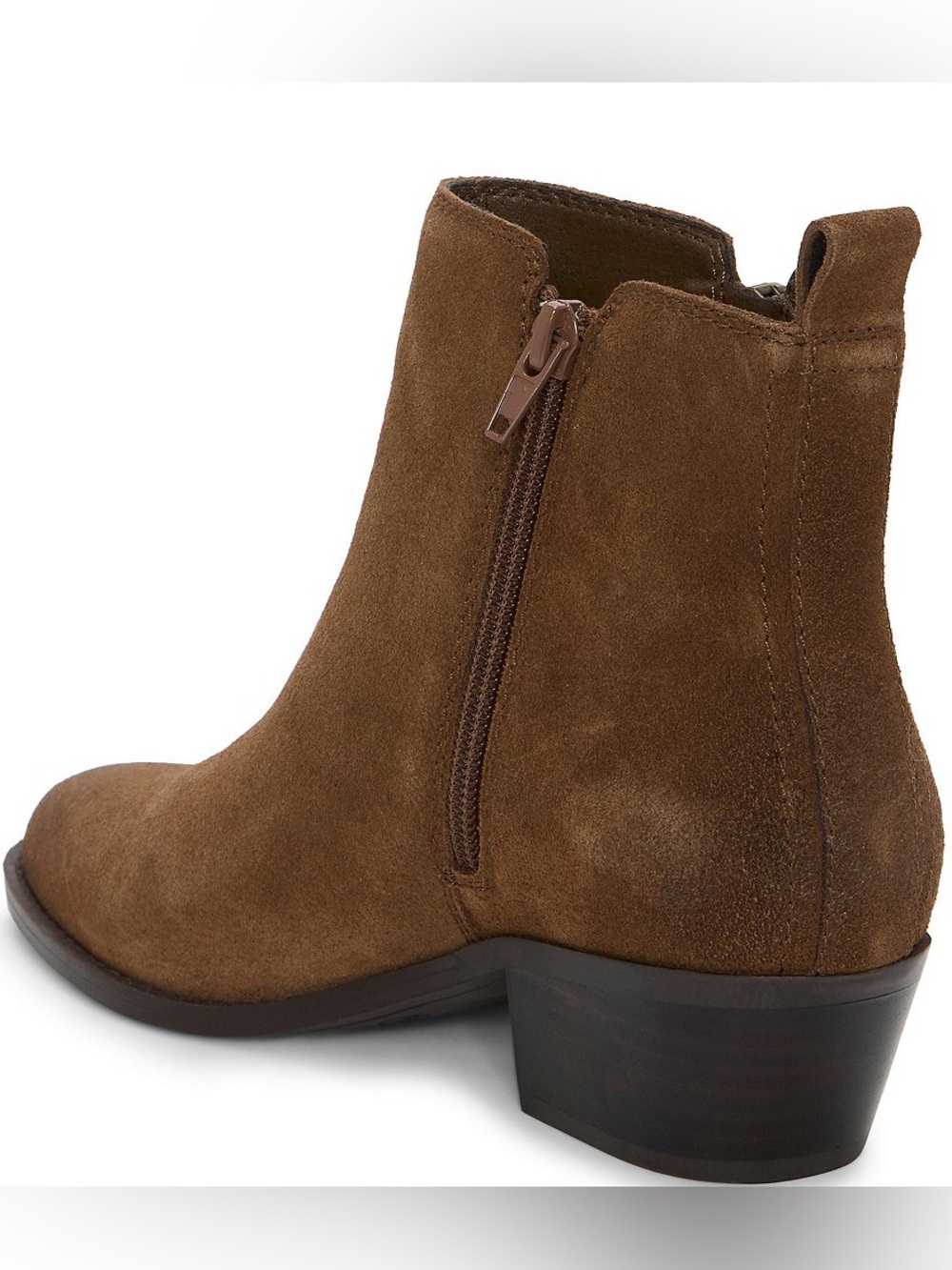 Ailein Suede Ankle Booties - Picture 2 of 5